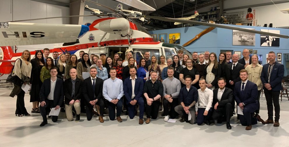 Útskriftarnemar sem mættu til útskriftar 2. júní 2023